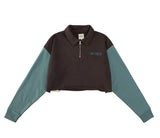 ASUSL BE TRUE CROPPED POLO SWEATER