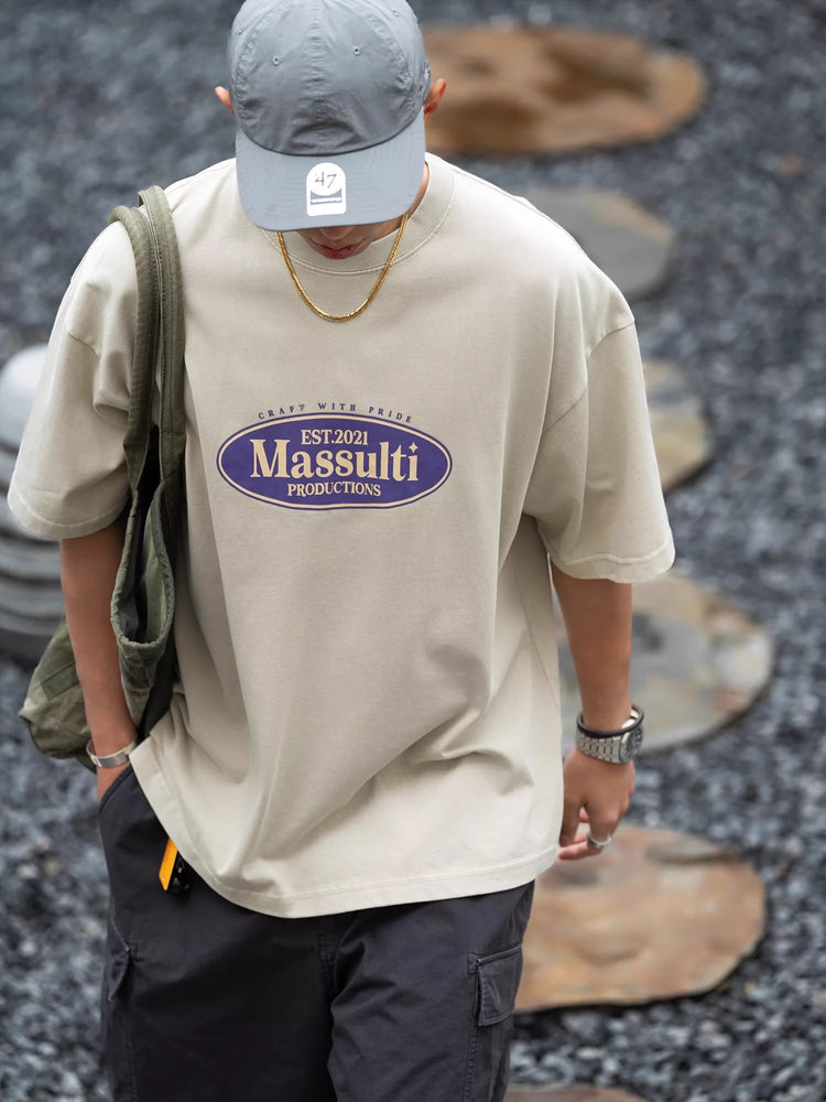 MASS 24SS WASHED LOGO TEE