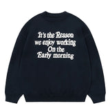 BELL 24FW LETTER SWEATER