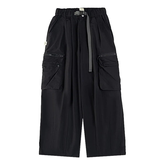ASUSL NYLON ZIPPER POCKET PANTS