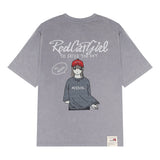 ASUSL X RED CAP GIRL SNOW WASH TEE