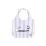 ASUSL X RED CAP GIRL STRIPES TOTE BAG