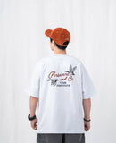 PERSEVERE CHAIN-STITCHED GRAPHIC T SHIRT