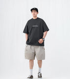 PERSEVERE CHAIN-STITCHED GRAPHIC T SHIRT