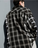 MANIA 24FW PATCHWORK PLAID LS SHIRT