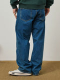 BROS 25FW LOOSE FIT CURVED DENIM PANTS