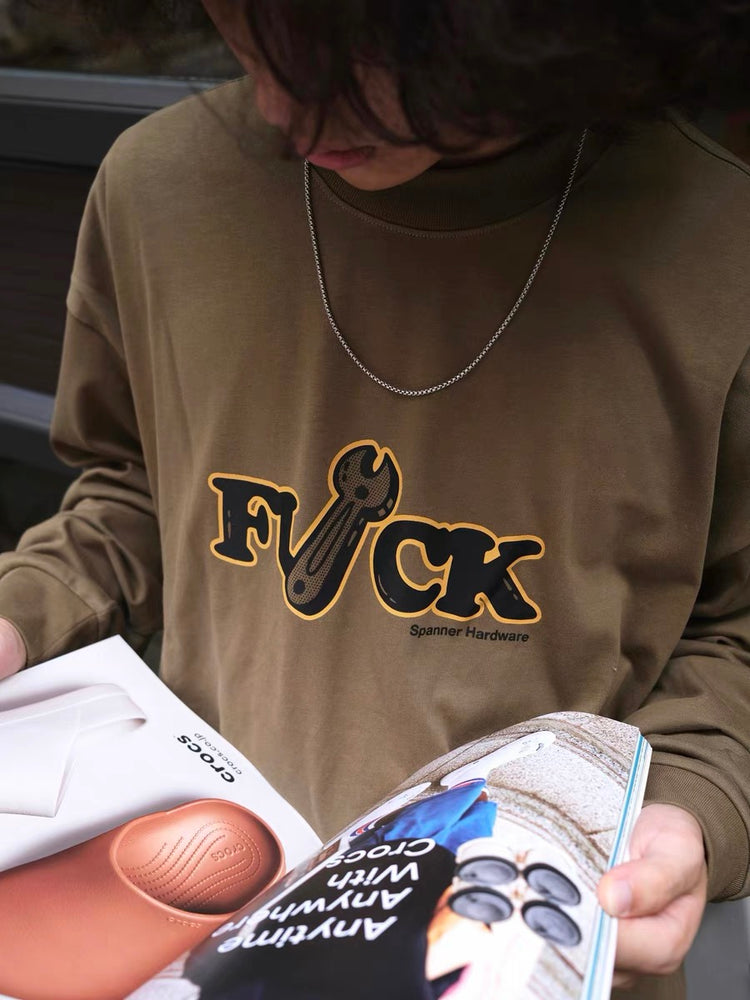 HARD WARE LS  FUCK TEE