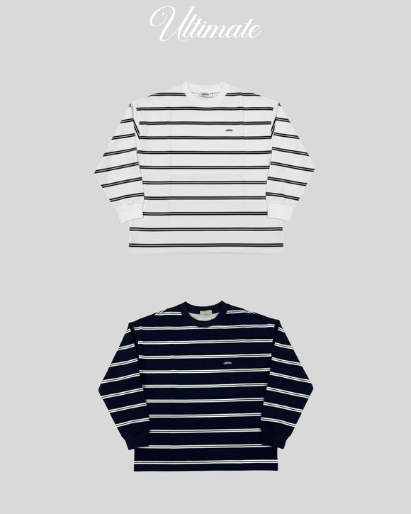 ULTIMATE 25FW 400G HEAVY STRIPE LONGSLEEVE