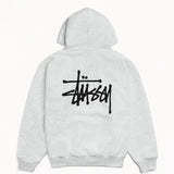STUSSY BASIC  ZIP HOODIE