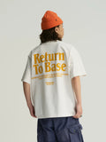 MIDUPDATE 26SS RETURN TO BASE BACK PRINT TEE