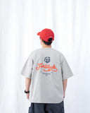PERSEVERE 26SS CHAIN-STITCH EMBROIDERED LETTERING T-SHIRT