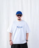 PERSEVERE 26SS CHAIN-STITCH EMBROIDERED LETTERING T-SHIRT