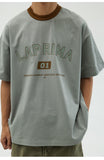 LAPRIMA 23SS美式校園裂紋短袖