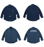 LAPRIMA REVERSIBLE SHIRTS燈芯絨格紋雙面穿日系襯衫