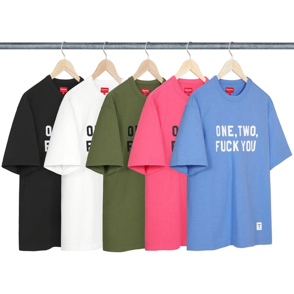 SUPREME ONE TWO FUXK YOU TEE