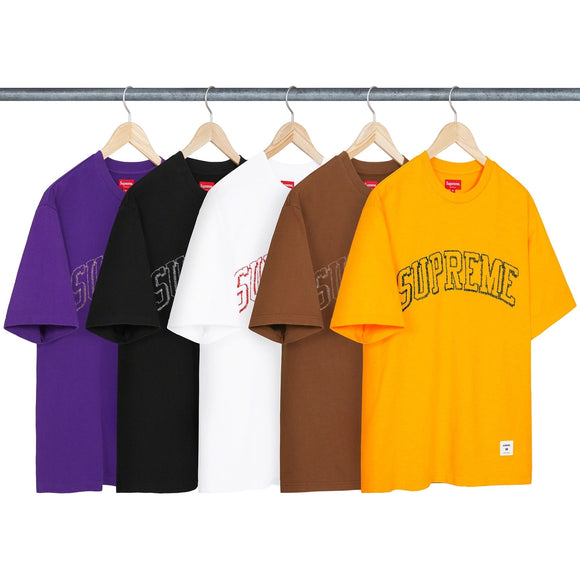 SUPREME SKETCH EMBROIDERED SS TOP