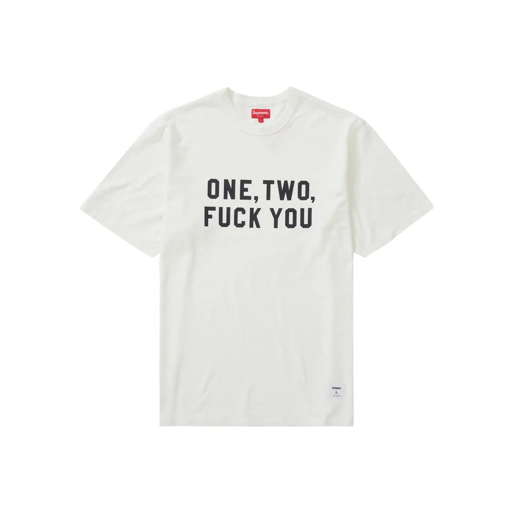 SUPREME ONE TWO FUXK YOU TEE